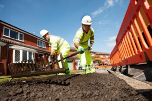 Road workers