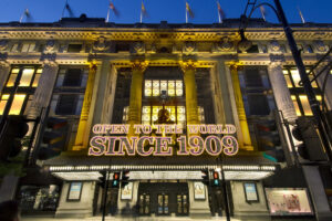 Selfridges Oxford Street London canopy